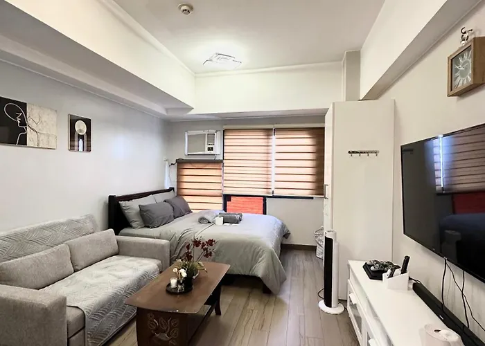 Cozy Modern Unit With Ps4 At The Sentinel Residences, Cubao Aparthotel 4*