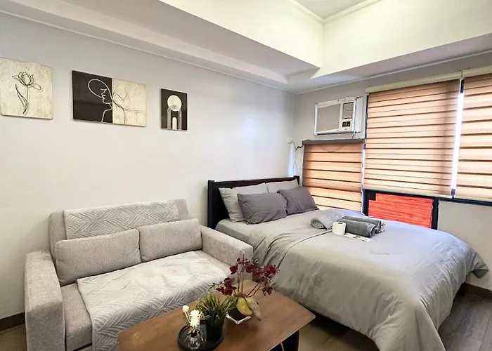 Aparthotel Cozy Modern Unit With Ps4 At The Sentinel Residences, Cubao Manila